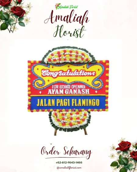 Sewa Papan Bunga WTC Mangga Dua Jakarta Utara